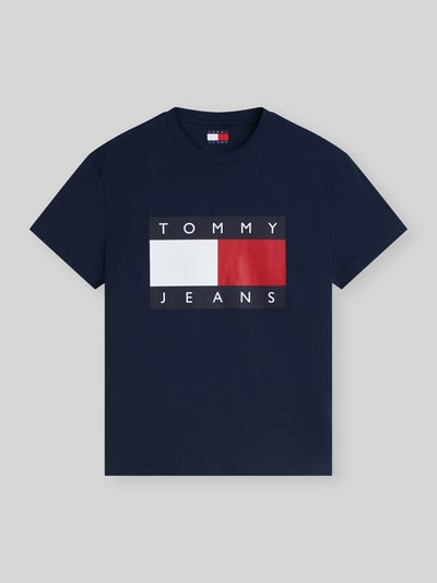 Tommy Jeans Relaxed Fit T-Shirt aus reiner Baumwolle mit Logo-Print Marine 2