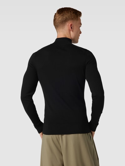 CK Calvin Klein Gebreide pullover met opstaande kraag Zwart - 5