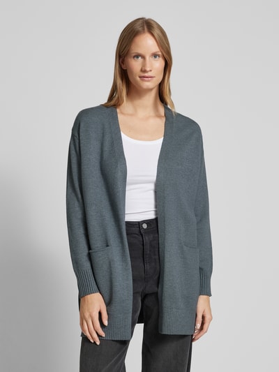 Christian Berg Woman Cardigan met zakken Middengrijs gemêleerd - 4