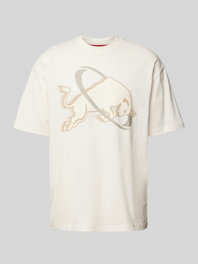 HUGO T-Shirt mit Motiv-Print Modell 'Danirick' - HUGO X RB Offwhite 2