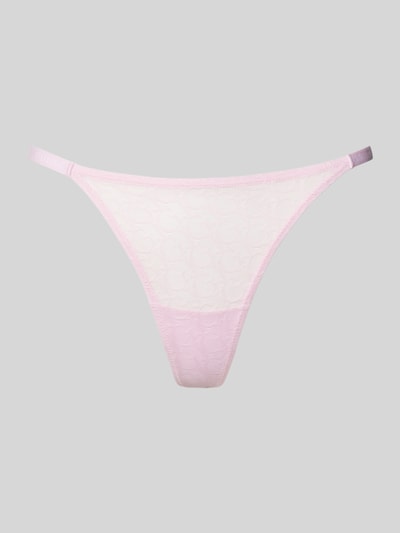 Guess String in semi-transparant design, model 'EDYTHA THONG' Roze - 1