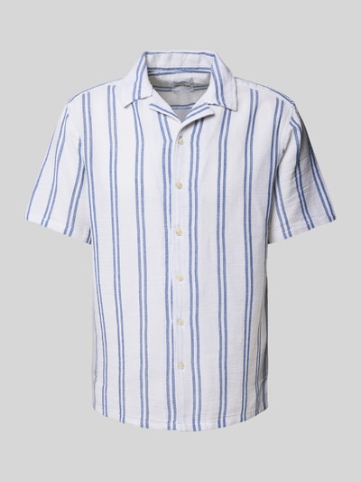 Only & Sons Regular Fit Freizeithemd mit Reverskragen Modell 'TREV' Ecru 2