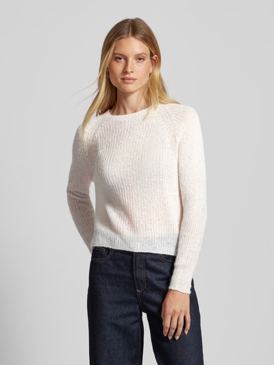 Marella Gebreide pullover met raglanmouwen, model 'NIEVO' Offwhite - 4