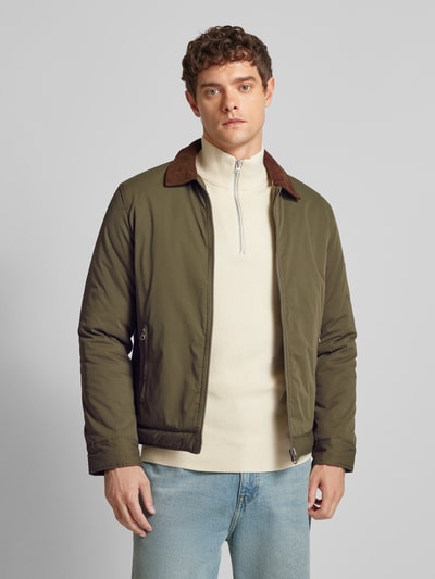 Pepe Jeans Jacke mit Eingrifftaschen Modell 'Tarrington' Oliv 4