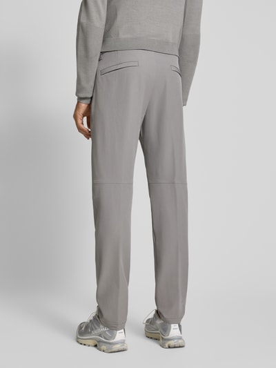 BOSS Green Slim fit stoffen broek van waterafstotend materiaal, model 'COMMUTER' Lichtgrijs - 5