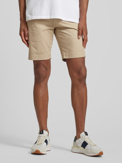 Polo Ralph Lauren Slim Stretch Fit Shorts im unifarbenen Design Beige 4