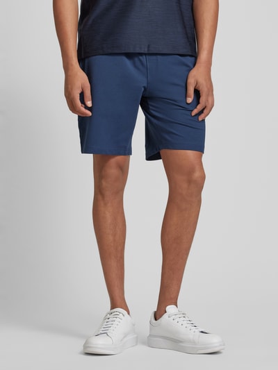 Joy Shorts mit elastischem Bund Modell 'LAURIN' Dunkelblau 4