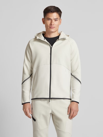 Under Armour Sweatjacke mit Label-Detail Offwhite 4