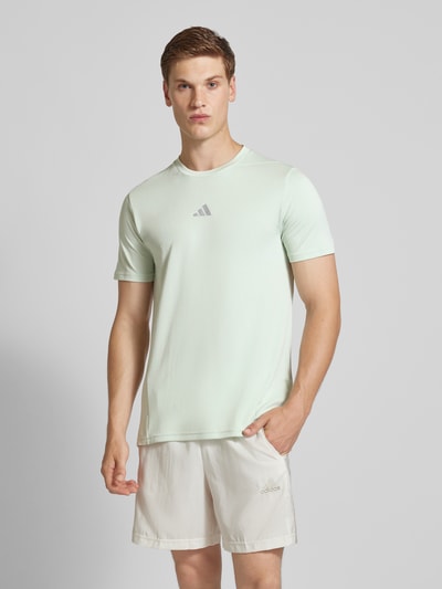 Adidas Training T-shirt met logoprint Mintgroen - 4