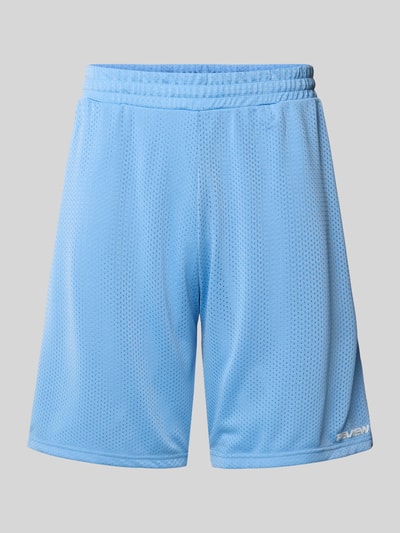 REVIEW Shorts mit elastischem Bund Hellblau 1