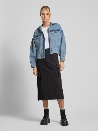 NOISY MAY® Jeansjacke mit Kapuze Modell 'ALVIVA' Jeansblau 1