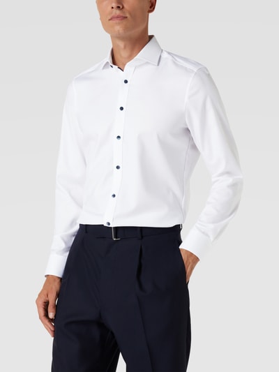 OLYMP Level Five Slim Fit Businesshemd aus Twill mit extra langem Arm Weiss 4