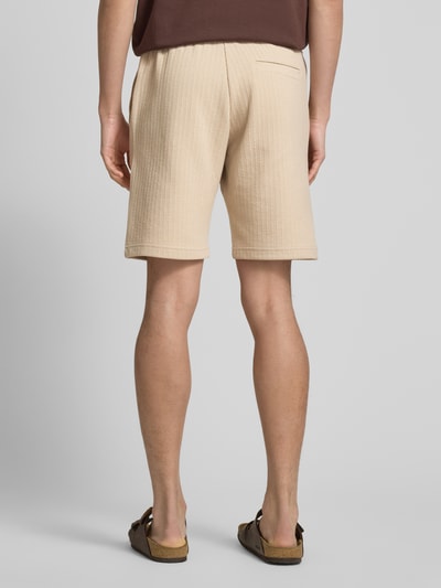 MCNEAL Regular Fit Shorts mit Strukturmuster Beige 5