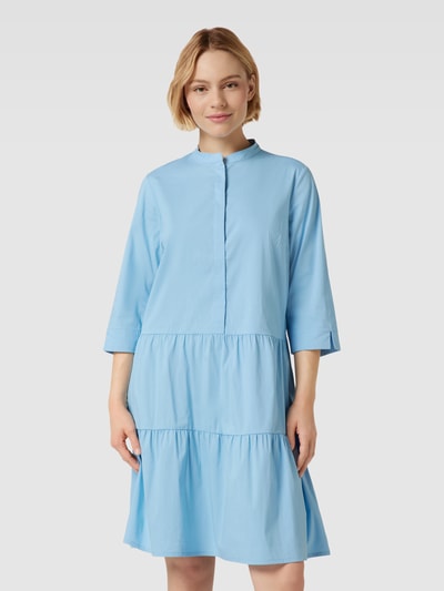 Betty Barclay Knielanges Kleid mit Stehkragen Sky 4