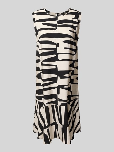 OPUS Knielanges Kleid mit Rundhalsausschnitt Modell 'Wenola' Black 2