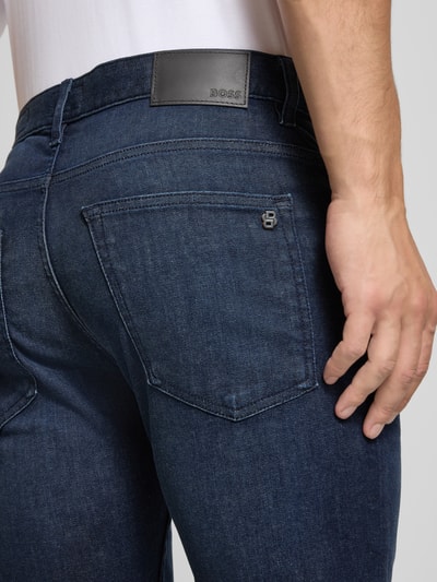 BOSS Orange Slim fit jeans van katoenmix, model 'DELAWARE BO SHARK' Jeansblauw - 3