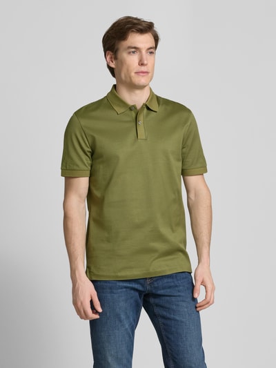 BOSS Regular Fit Poloshirt mit Label-Detail Modell 'Parlay' Gruen 4