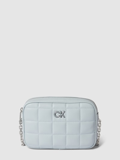 CK Calvin Klein Crossbodytas in leerlook, model 'RE-LOCK' Lichtblauw - 2