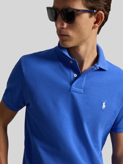 Polo Ralph Lauren Slim Fit Poloshirt aus reiner Baumwolle Royal 3