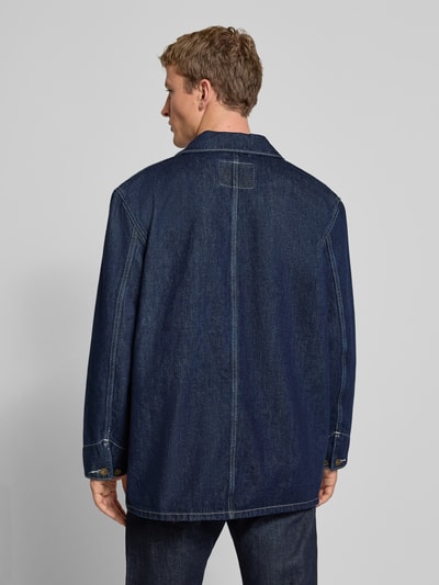 Levi's® Relaxed Fit Jeansjacke mit Logo-Patch Modell 'Berkley' Dunkelblau 5
