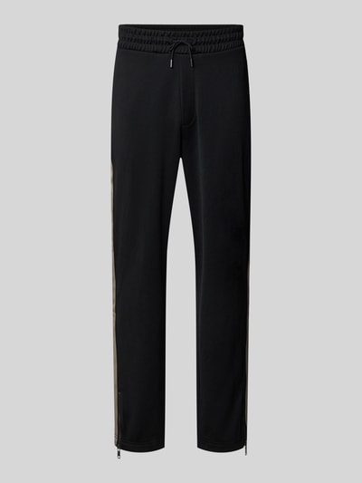 HUGO Regular Fit Jogpants mit Baumwoll-Anteil Modell 'DOLOS' Black 2