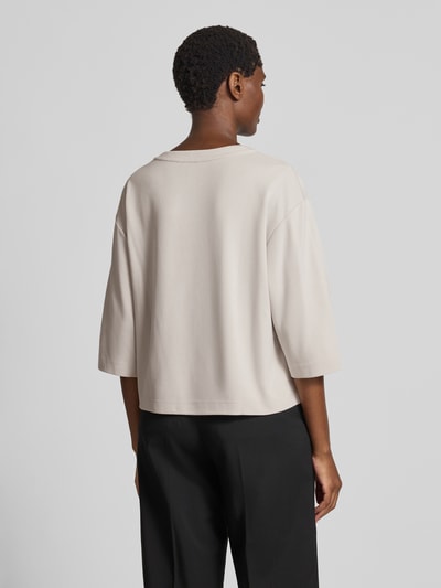 monari Sweatshirt met strass-steentjes Beige - 5