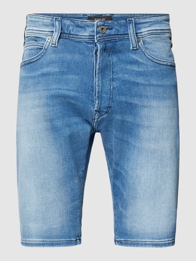 Replay Jeansshorts im 5-Pocket-Design Blau 2