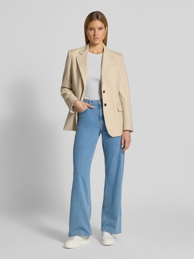 Selected Wide leg Jeans van Katoenmix Model 'WIDE BEA-KORI' Jeansblauw - 1