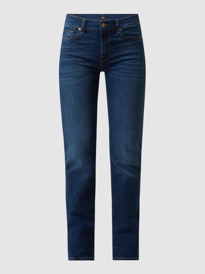 7 For All Mankind Straight Fit Jeans mit Stretch-Anteil Blau 2