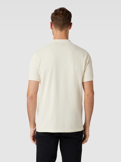 Gant Koszulka polo z bocznymi rozcięciami model ‘Pique’ Złamany biały 5