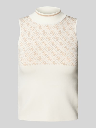 Guess Tanktop mit Turtleneck Offwhite 2