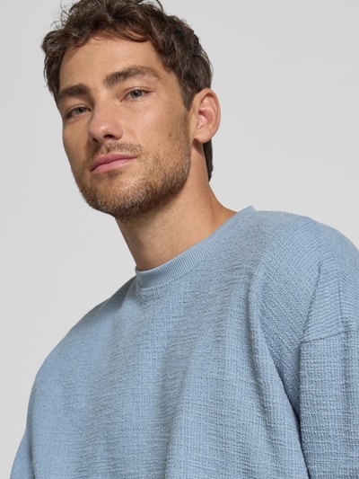 Scotch & Soda Oversized sweatshirt met logopatch Blauw - 3