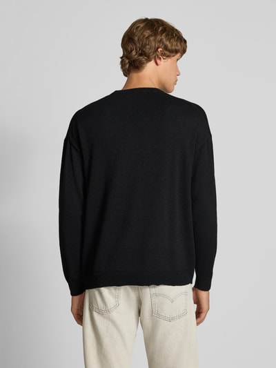 Only & Sons Regular fit gebreide pullover met katoen, model 'JOB' Zwart - 5