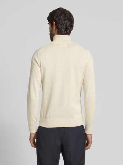 s.Oliver RED LABEL Regular fit coltrui van puur katoen  Offwhite - 5