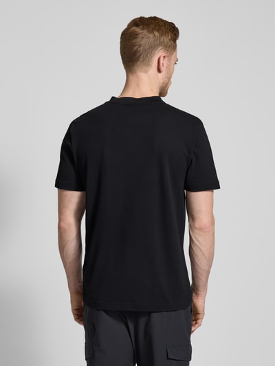 BOSS Green T-Shirt mit Label-Stitching Modell 'Taddy' Black 5