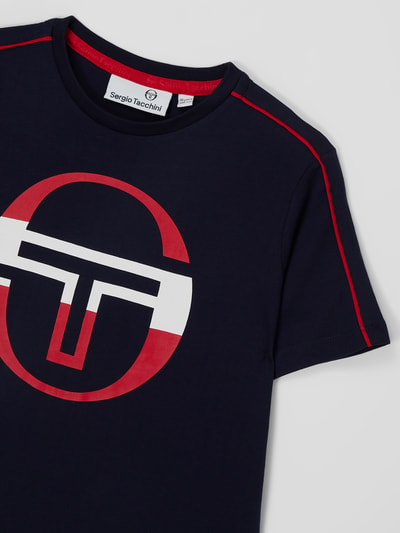 SERGIO TACCHINI T-Shirt mit Logo-Print Modell 'Death' Marine 2