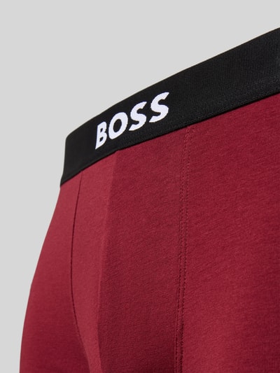BOSS Regular fit broek van katoenmix Blauw - 2