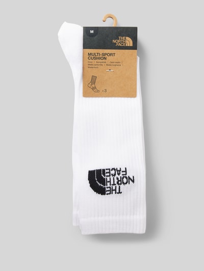 The North Face Socken mit Label-Print im 3er-Pack Weiss 3