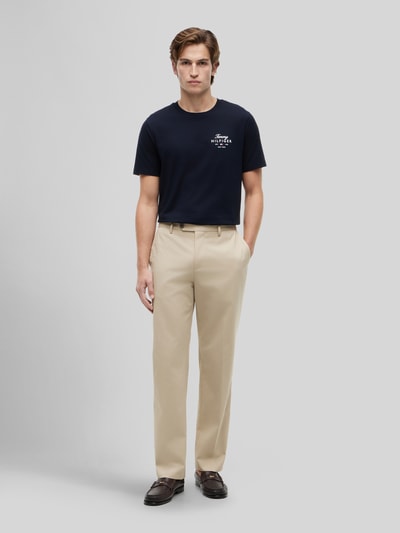 Tommy Hilfiger Regular Fit T-Shirt aus reiner Baumwolle Marine 1