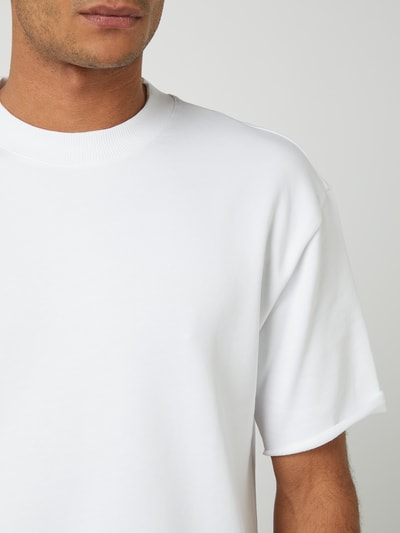 HUGO Bluza z bawełny męska model ‘Dwhite’ Biały 3