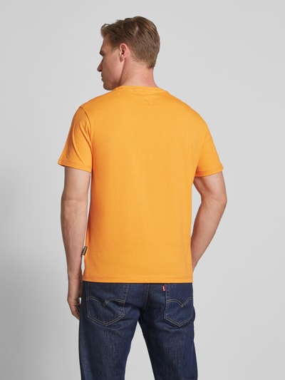 Napapijri T-Shirt mit Label-Print Modell 'LARI' GELB 5
