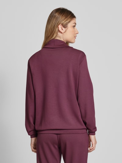 Soyaconcept Sweatshirt mit Stehkragen Modell 'Banu' Bordeaux 5