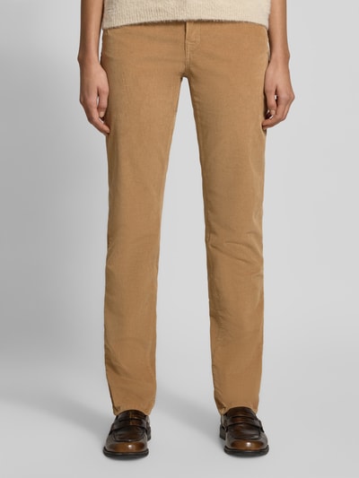 Brax Spodnie materiałowe z wpuszczanymi kieszeniami model ‘MARY’ Beżowy 4