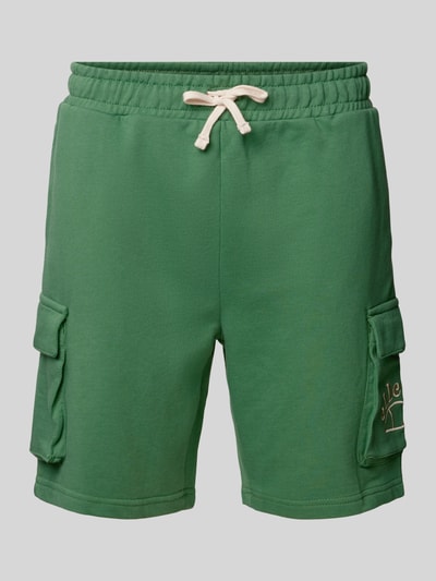 Ellesse Regular fit sweatshorts met cargozakken, model 'MORANDI' Groen - 2