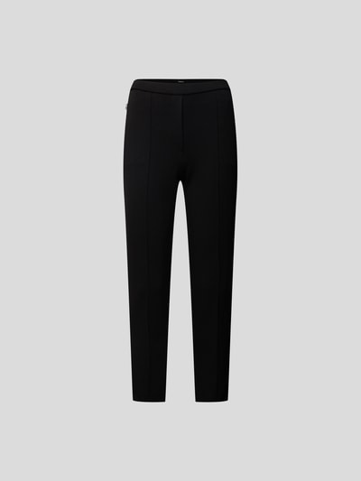 Theory Stoffhose mit Zierpaspeln Schwarz 2