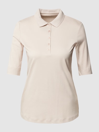 Christian Berg Woman Poloshirt met korte knoopsluiting Zand - 2