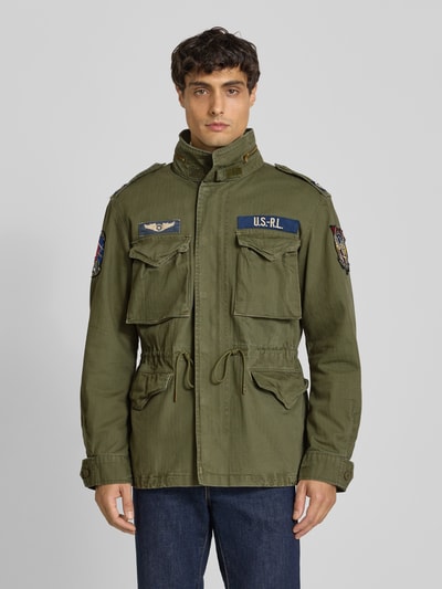 Polo Ralph Lauren Fieldjacket mit Stehkragen Oliv 4