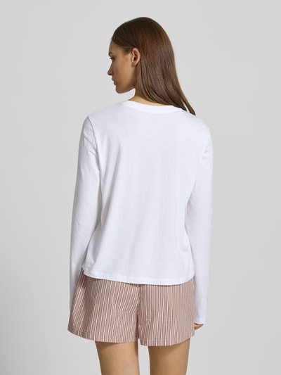 Calvin Klein Underwear Shirt met lange mouwen en labelstitching Wit - 5