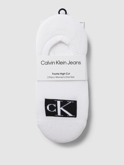 Calvin Klein Jeans Füßlinge mit Label-Print im 2er-Pack Black 3