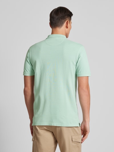 camel active Regular Fit Poloshirt mit Logo-Stitching Aqua 5